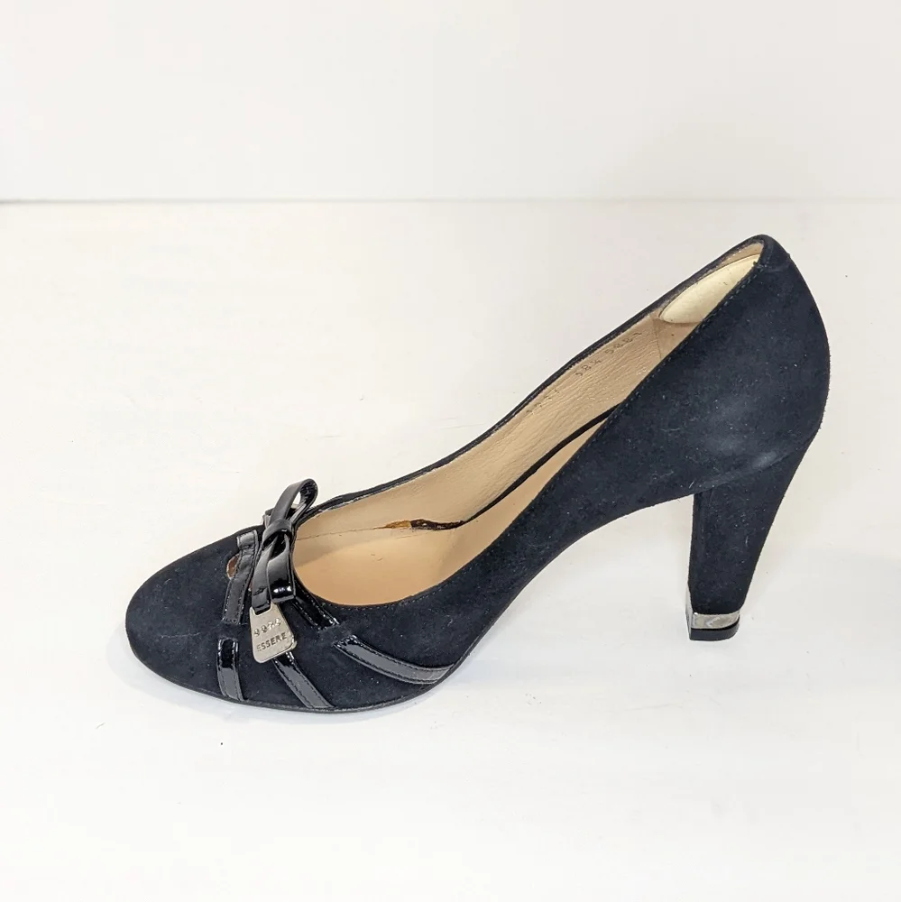 Essere suede and leather heels - Picture 10 of 16